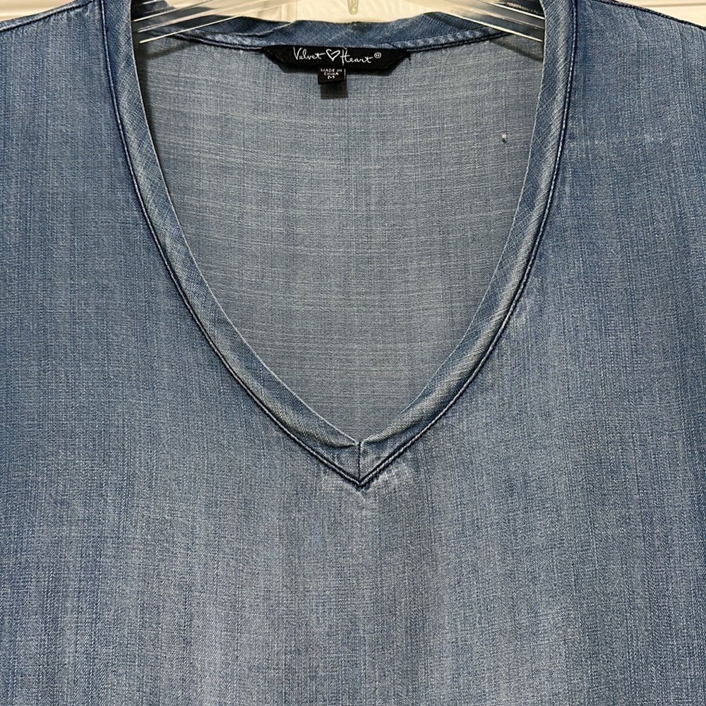 Velvet Heart Denim Blue Jean Dress - Picture 2 of 4